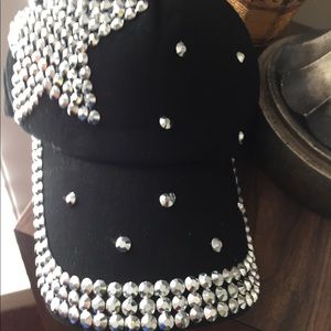 Child’s Black Bling Cap. New never worn.